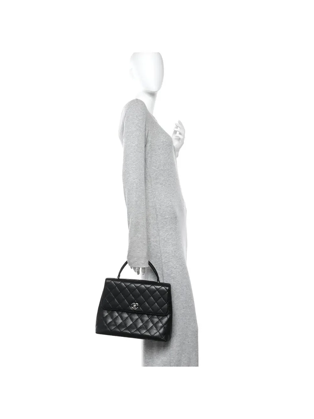 Chanel Caviar Quilted Jumbo Kelly Flap #324169C38B
